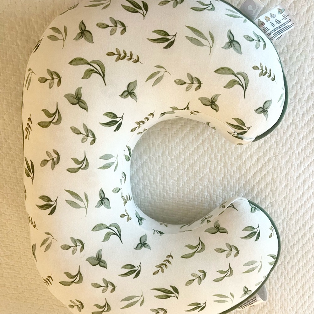 Boppy Green Leaf Nursing Pillow